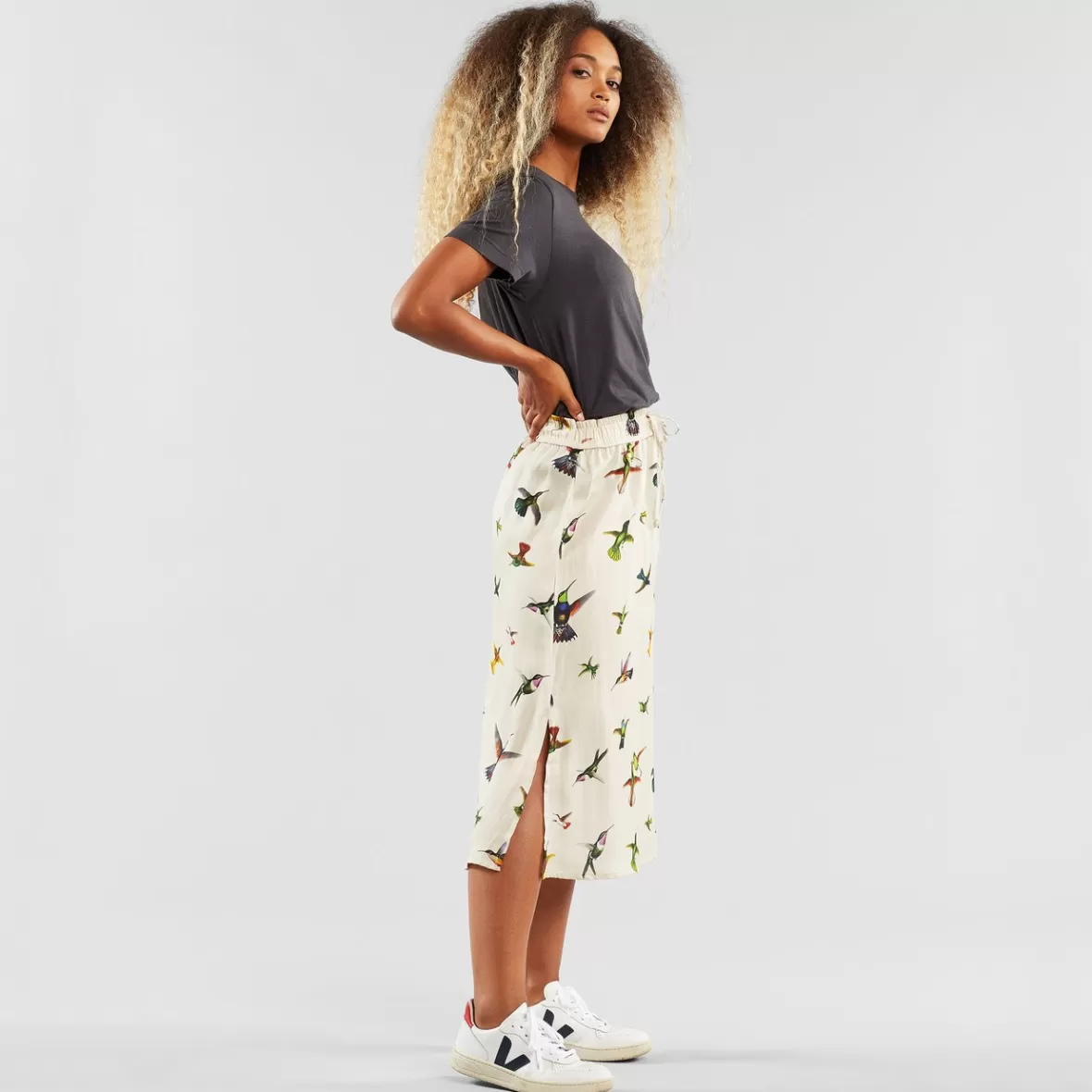 Skirts | DEDICATED Skirt Klippan Flying Hummingbirds Multi Color