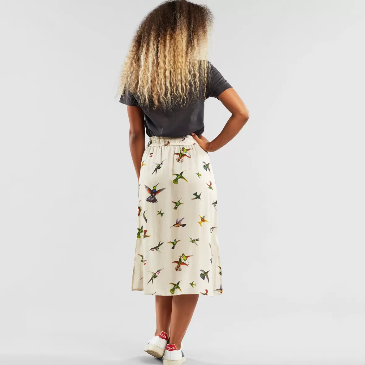 Skirts | DEDICATED Skirt Klippan Flying Hummingbirds Multi Color