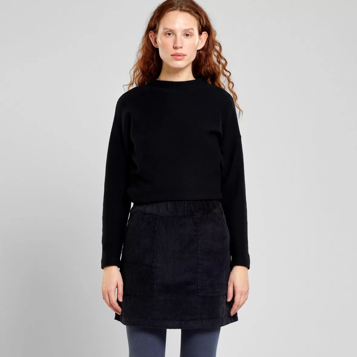 Skirts | DEDICATED Skirt Majorna Corduroy Black