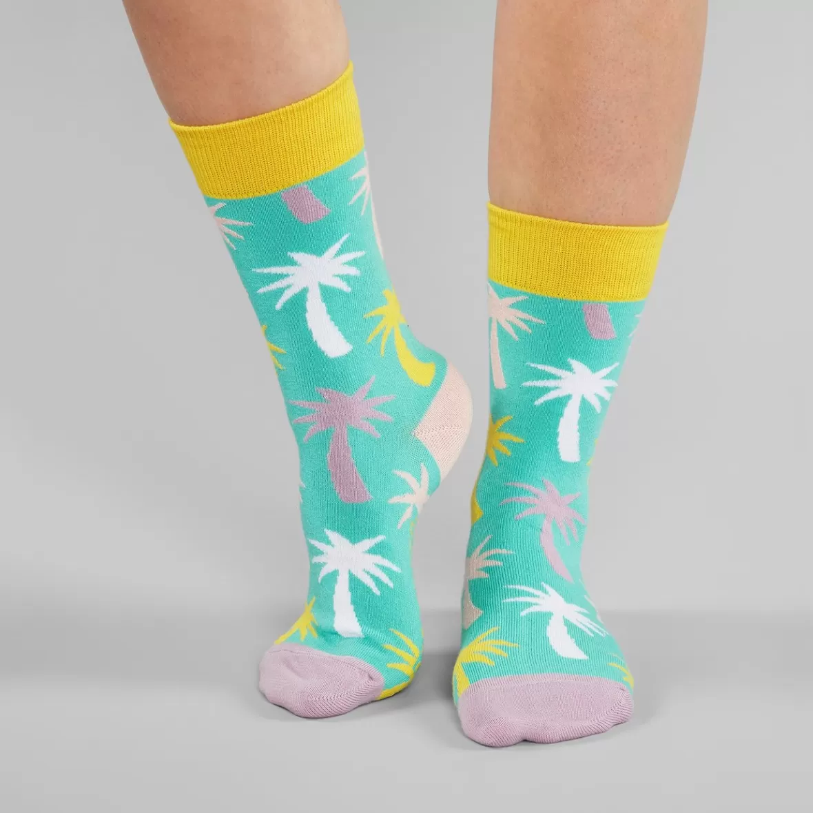 Socks | Socks | DEDICATED Socks Sigtuna Big Palms Green