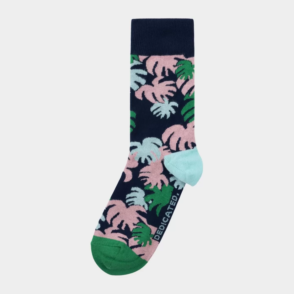 Socks | Socks | DEDICATED Socks Sigtuna Monstera Navy