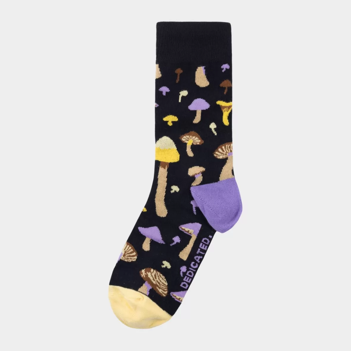 Socks | Socks | DEDICATED Socks Sigtuna Mushrooms Black