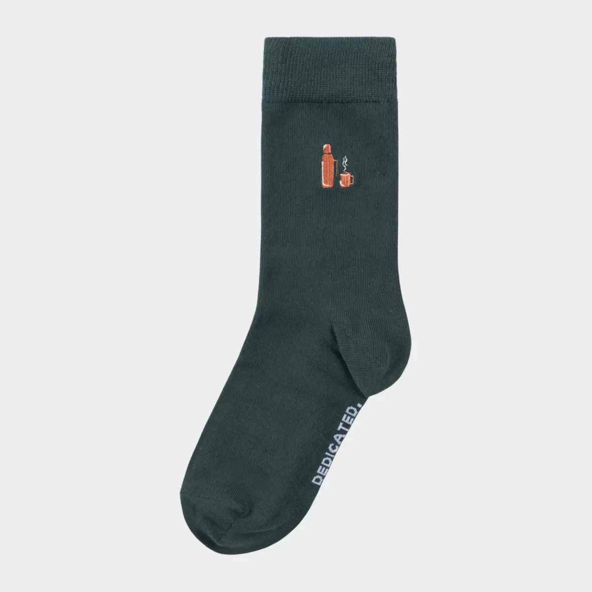 Socks | Socks | DEDICATED Socks Sigtuna Thermos Dark Green