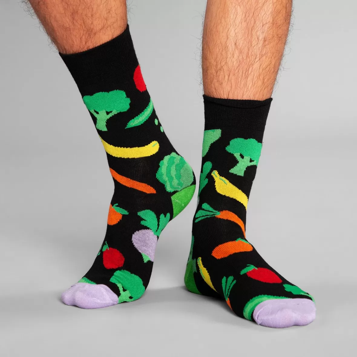 Socks | Socks | DEDICATED Socks Sigtuna Vegetables Black