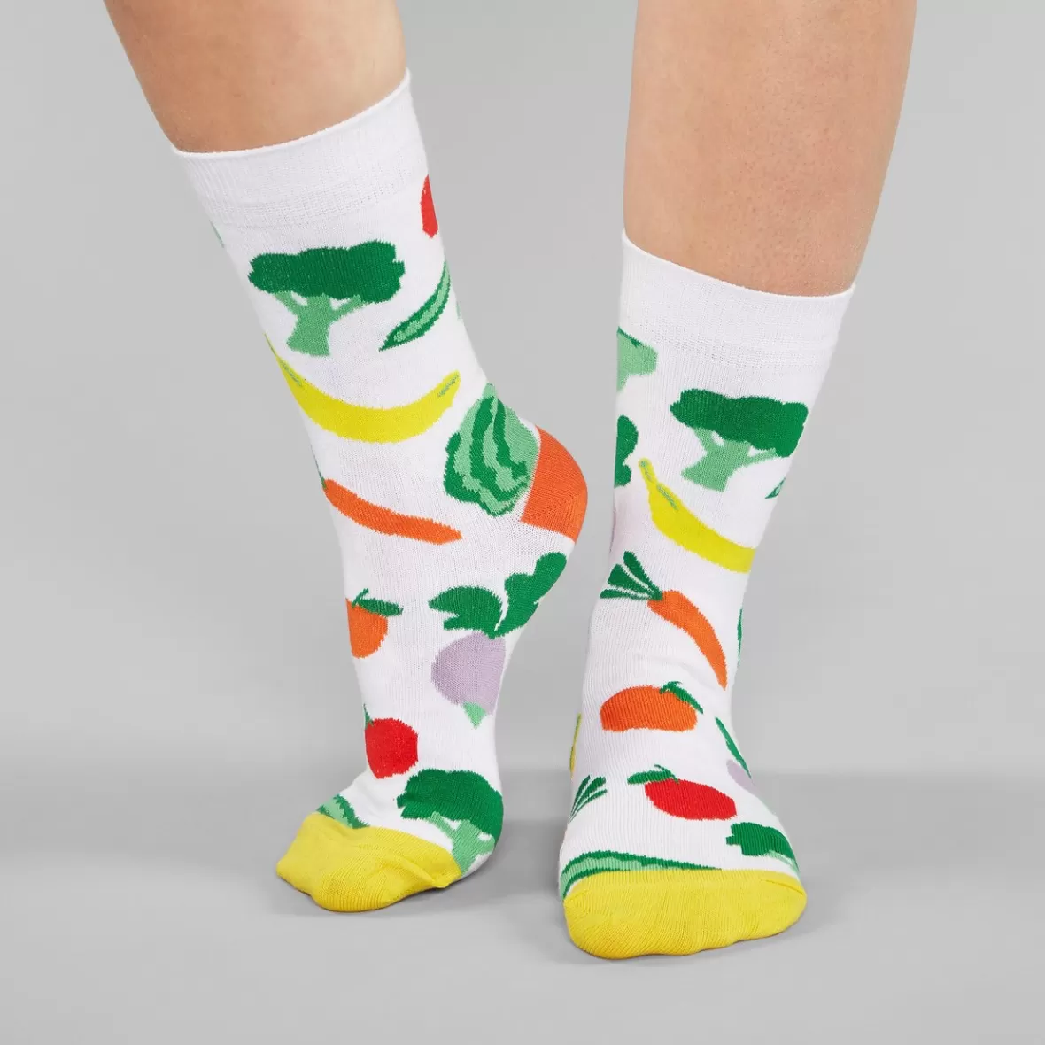 Socks | Socks | DEDICATED Socks Sigtuna Vegetables White