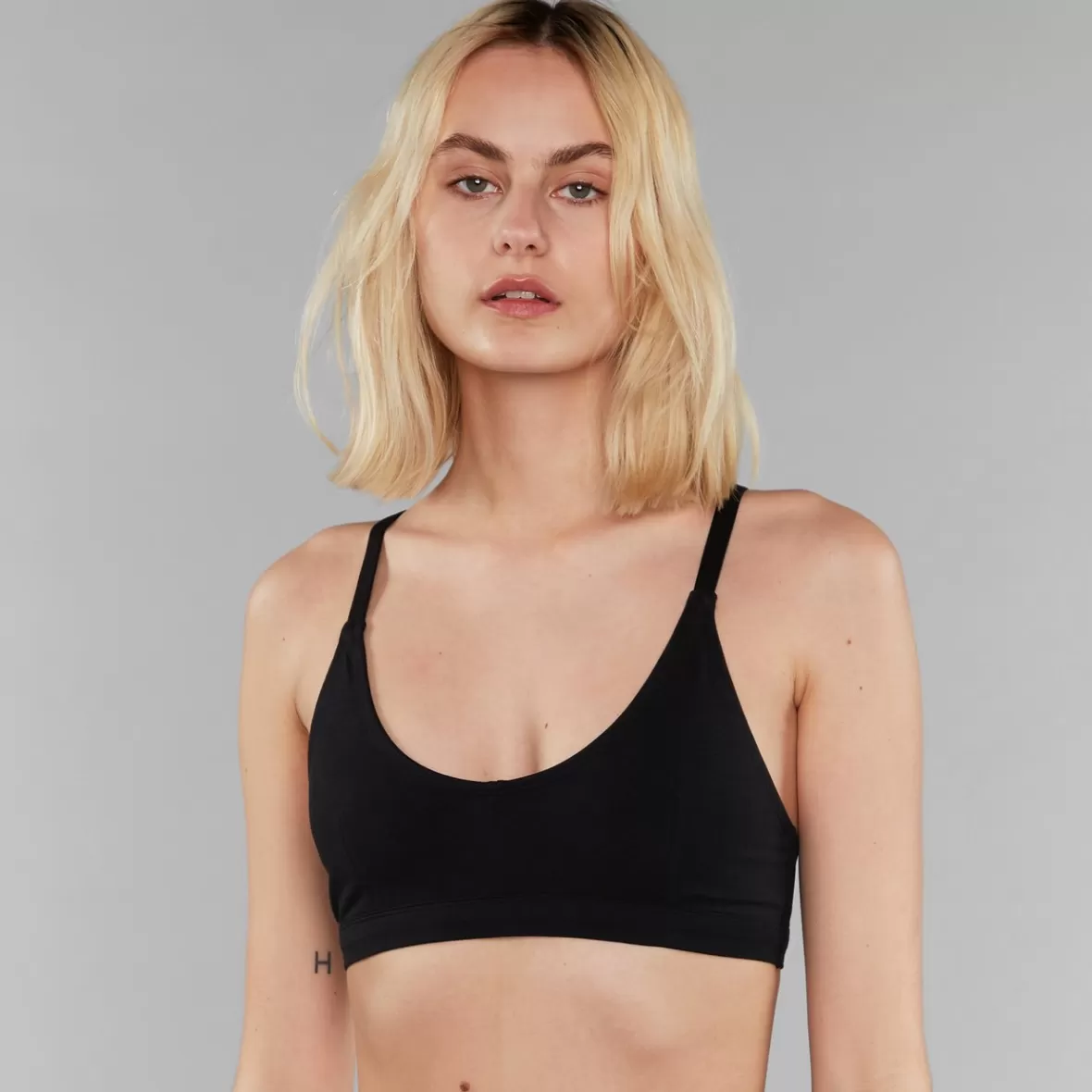 Basics | Underwear | DEDICATED Soft Bra Junsele Black