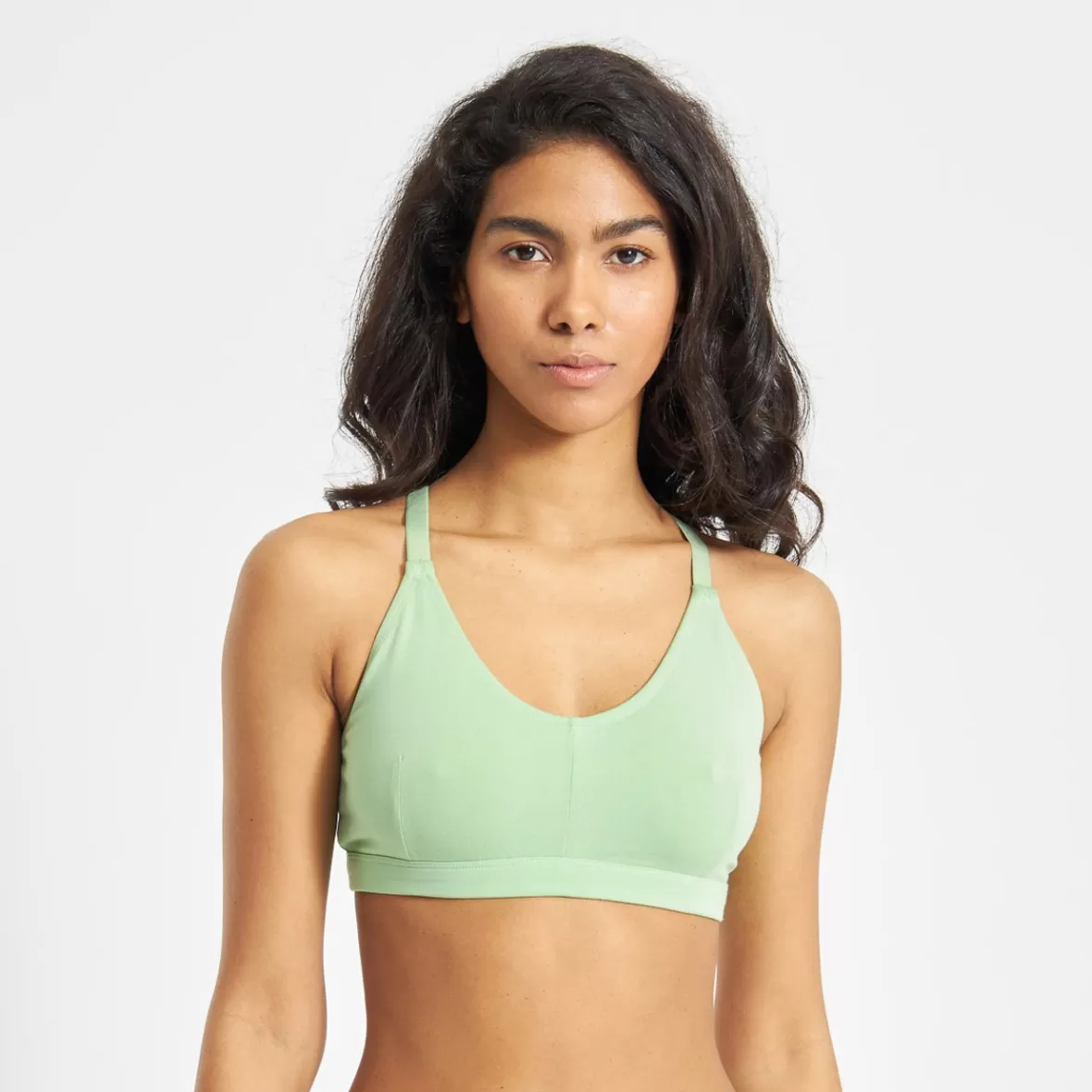 Basics | Underwear | DEDICATED Soft Bra Junsele Quiet Green