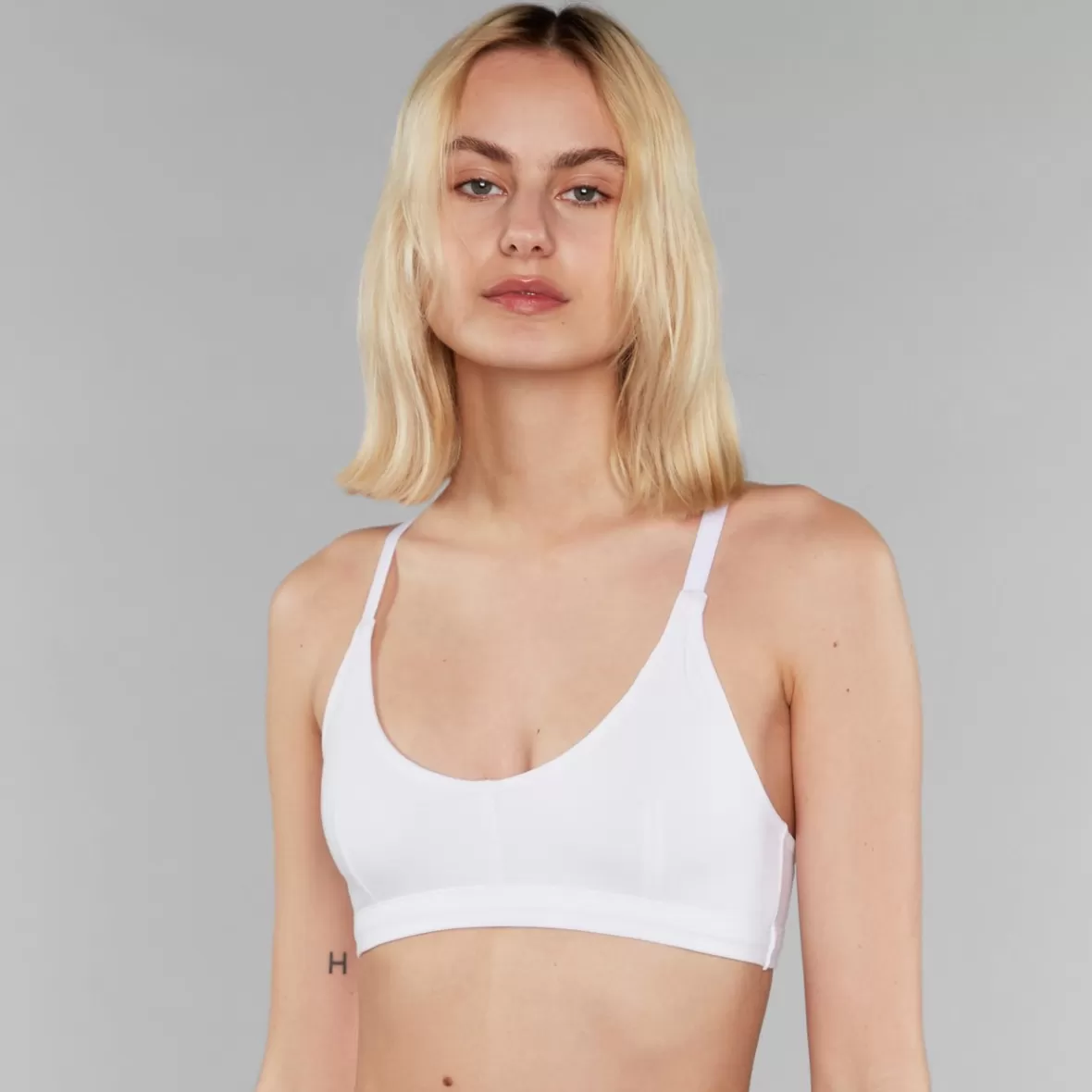 Basics | Underwear | DEDICATED Soft Bra Junsele White