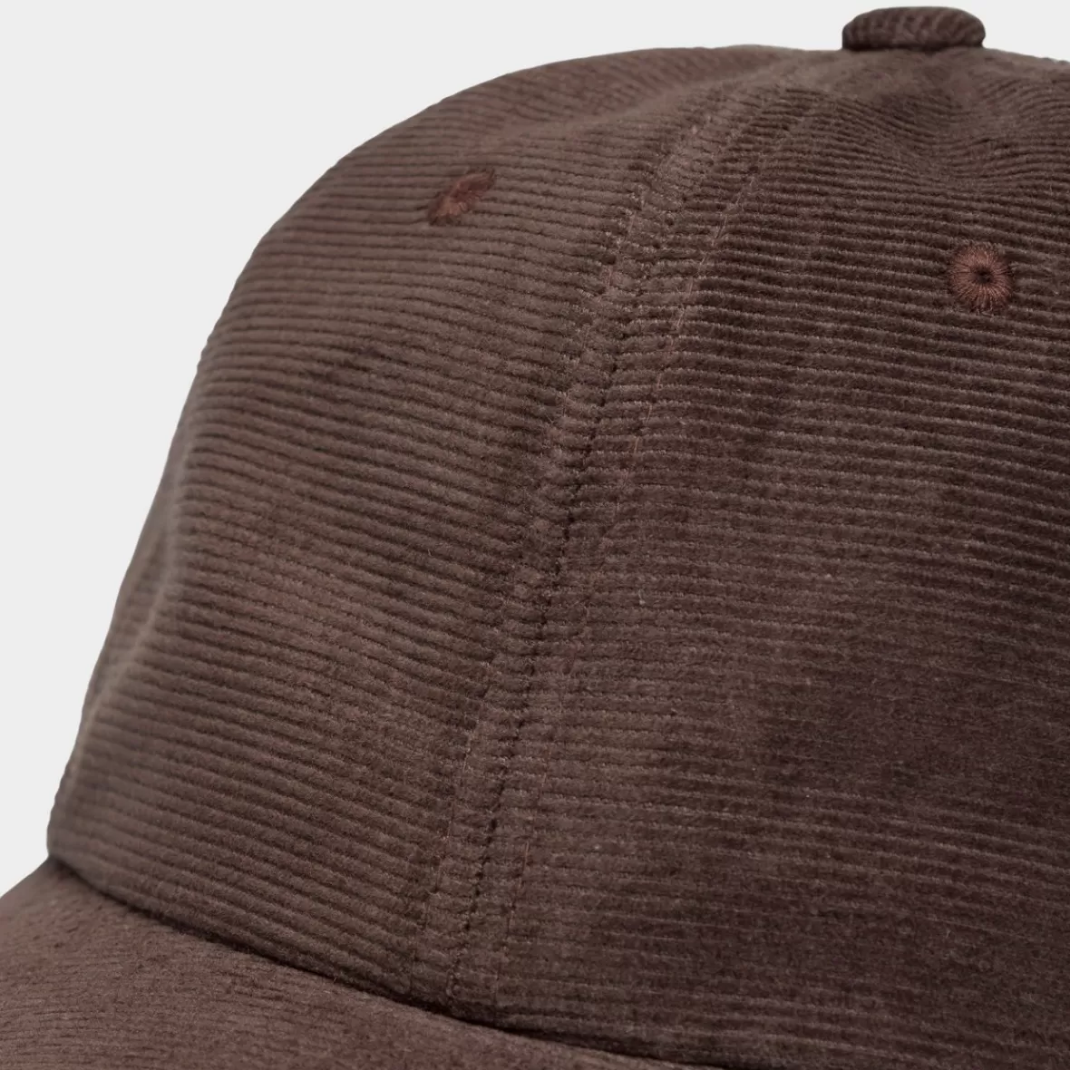 Caps | DEDICATED Soft Cap Slussen Corduroy Base Coffee Brown
