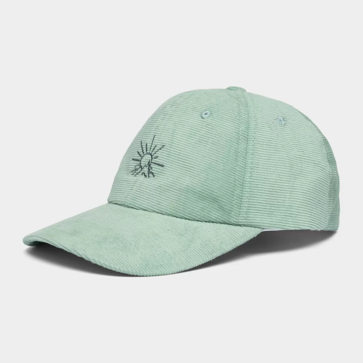 Caps | DEDICATED Soft Cap Slussen Corduroy Line Mountain Granite Green