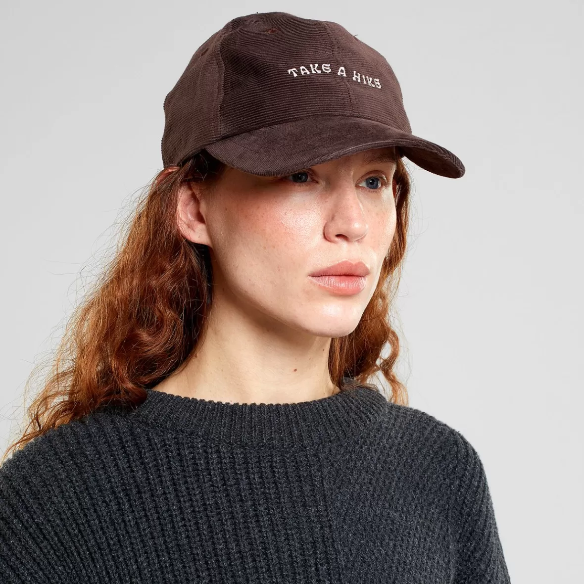 Caps | DEDICATED Soft Cap Slussen Corduroy Take A Hike Coffee Brown