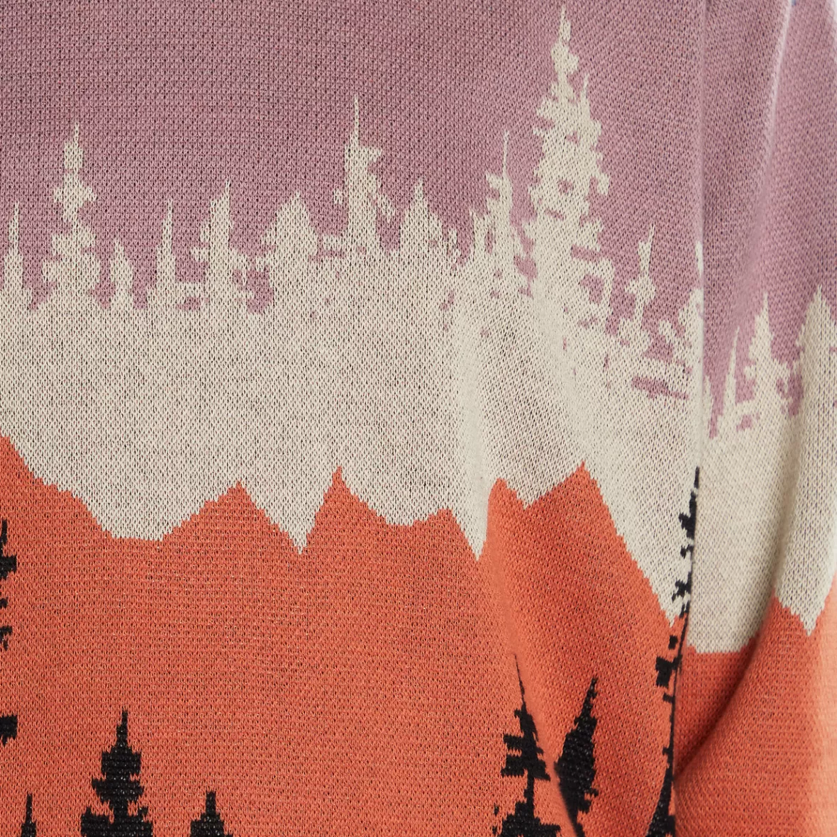 Knitwear | DEDICATED Sweater Arendal Landscape Multi Color