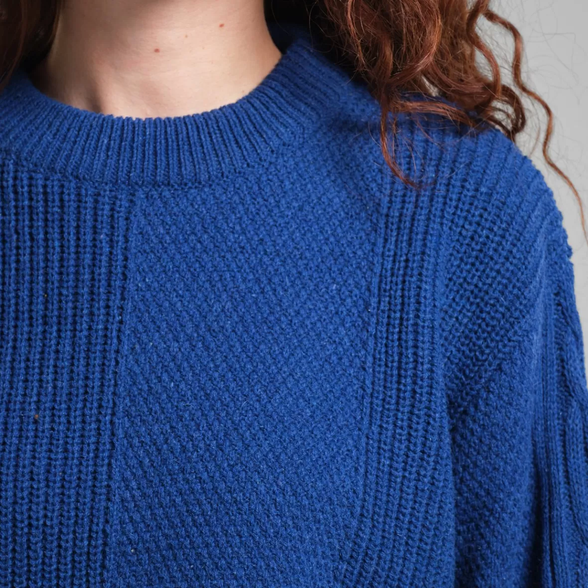 Knitwear | DEDICATED Sweater Limboda Royal Blue