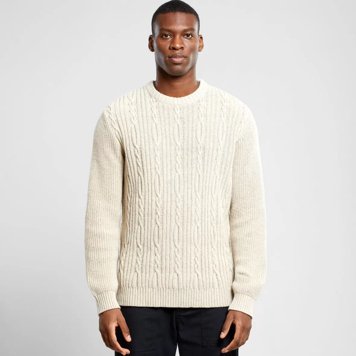 Knitwear | DEDICATED Sweater Ludvika Pearl White