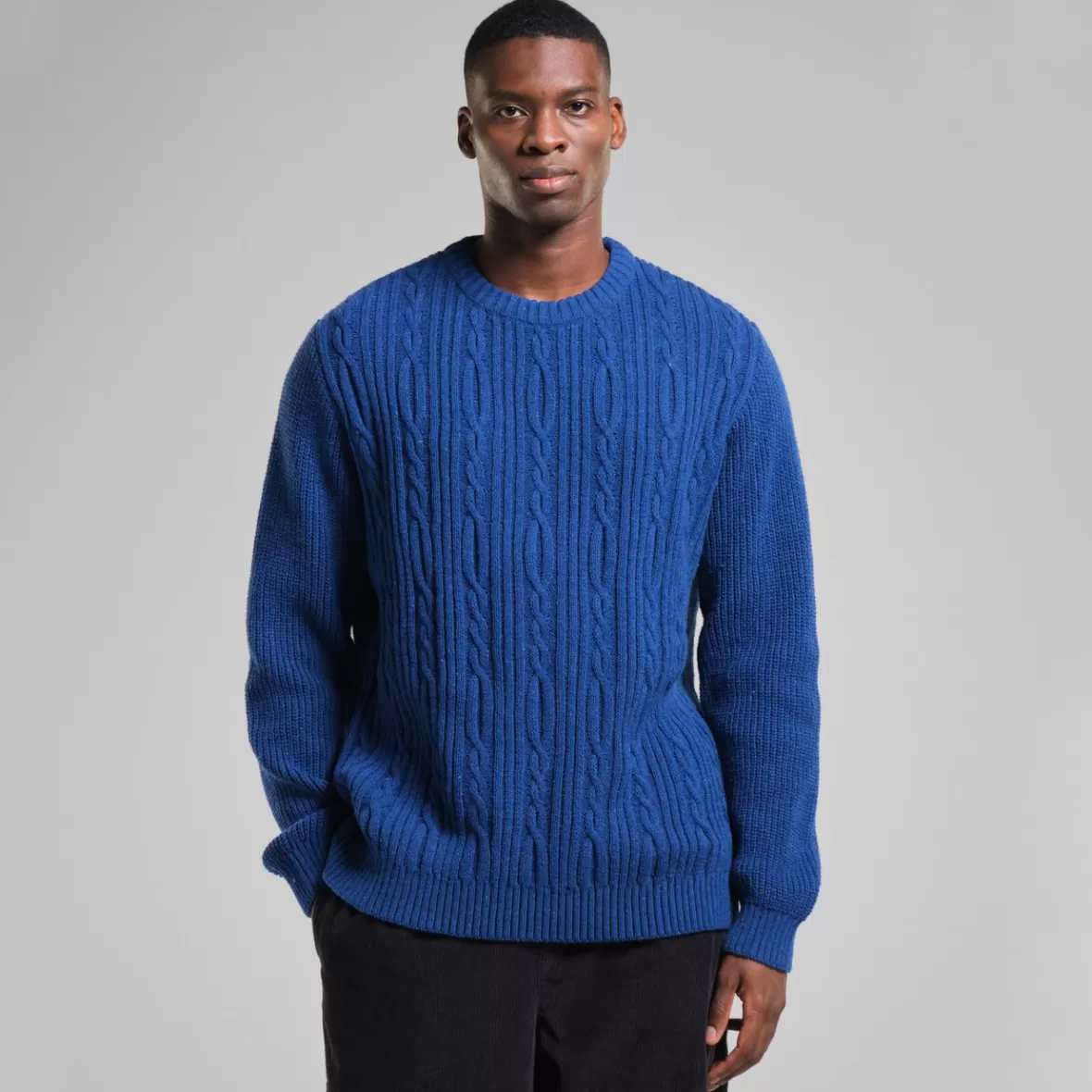 Knitwear | DEDICATED Sweater Ludvika Royal Blue