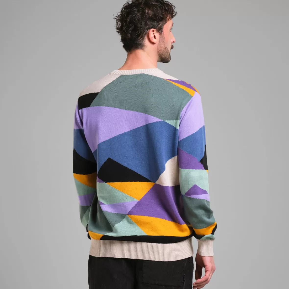 Knitwear | DEDICATED Sweater Mora Cut Peak Multi Color