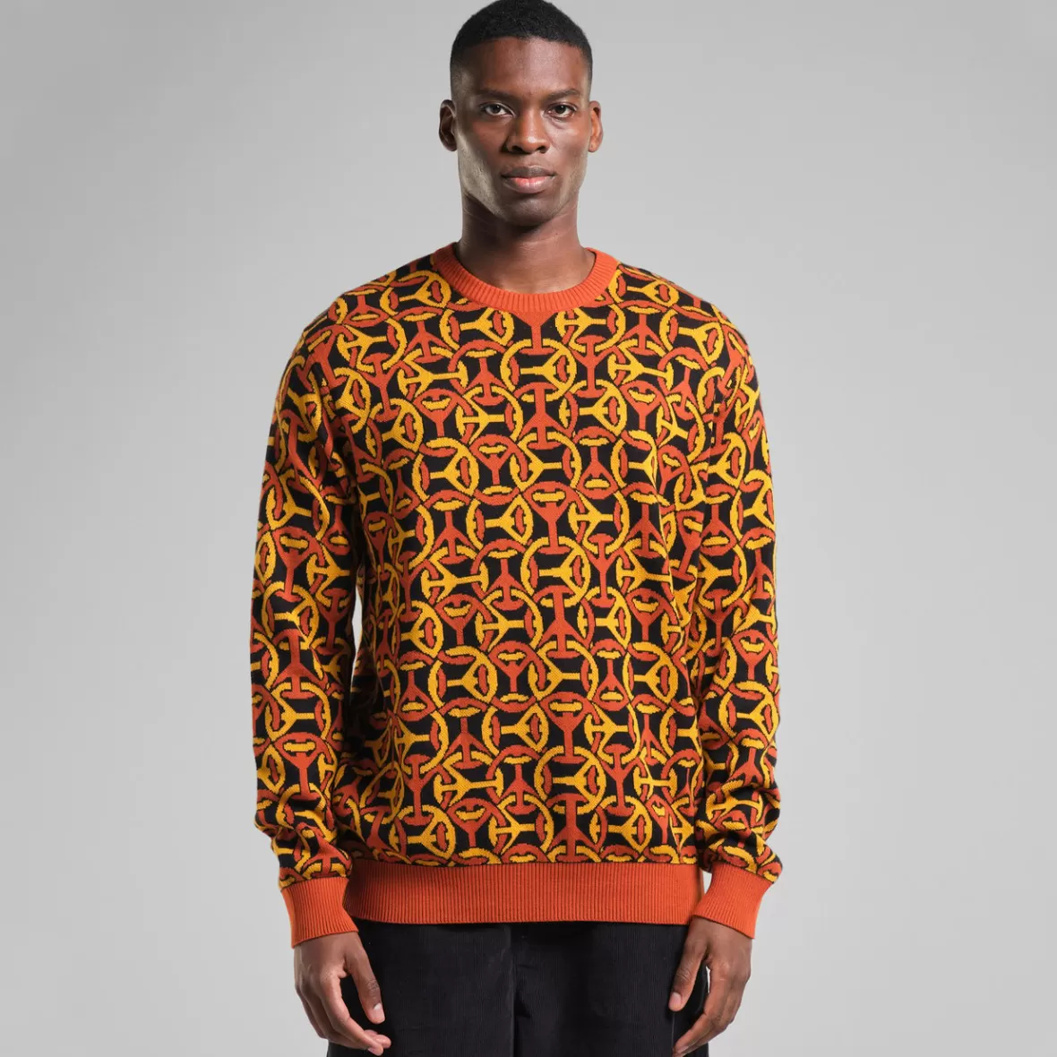 Knitwear | DEDICATED Sweater Mora Peace Link Multi Color