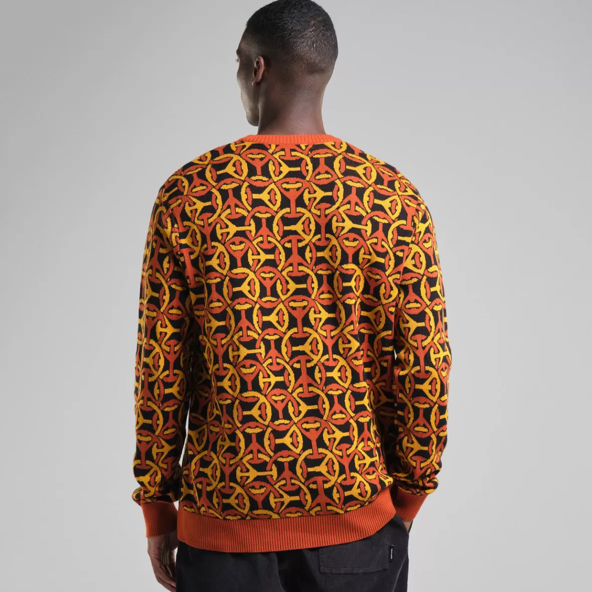 Knitwear | DEDICATED Sweater Mora Peace Link Multi Color