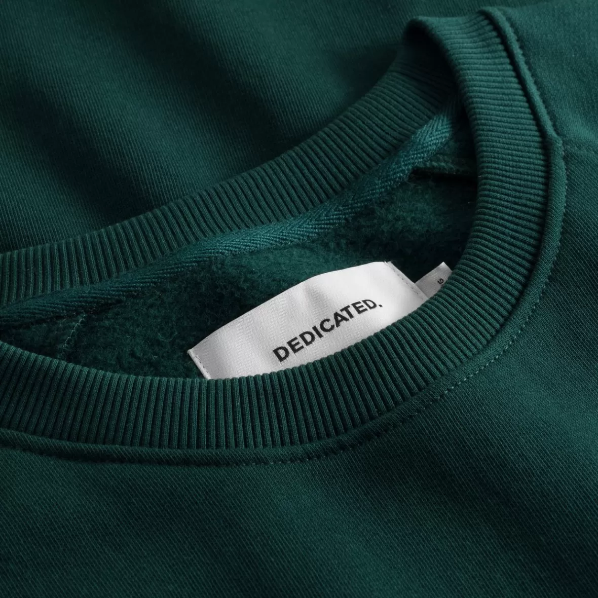 Basics | Sweats | DEDICATED Sweatshirt Malmoe Base Dark Green