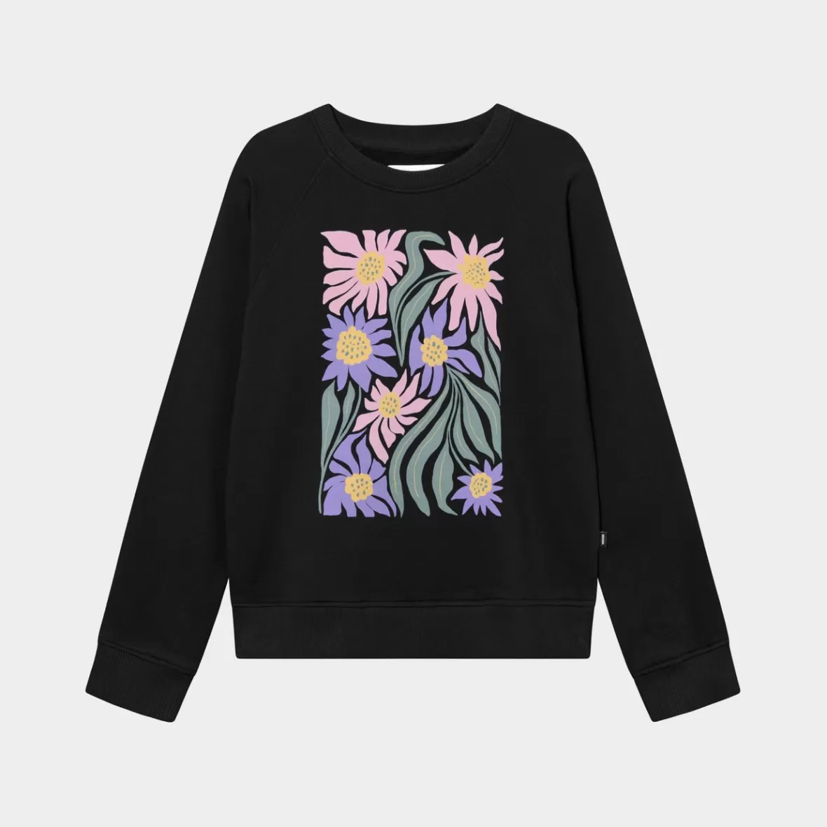 Sweats | DEDICATED Sweatshirt Ystad Daisy Block Black