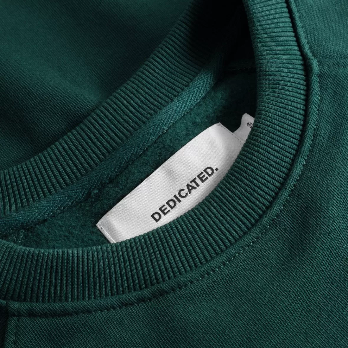 Basics | Sweats | DEDICATED Sweatshirt Ystad Raglan Base Dark Green