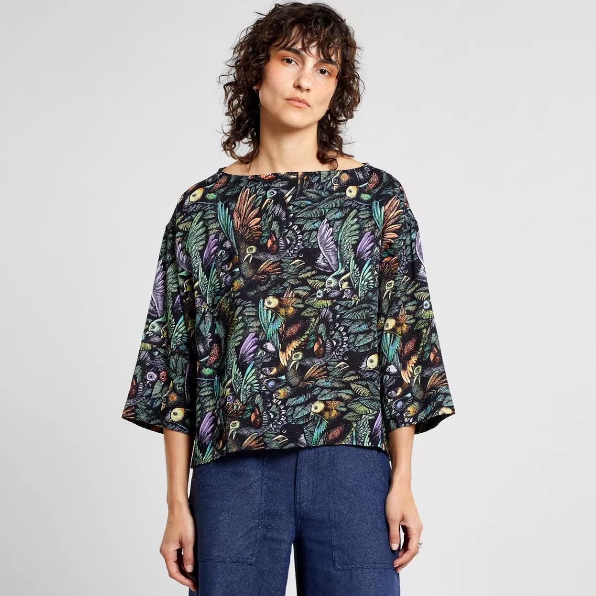 Tops | DEDICATED Top Vellinge The Birds Black