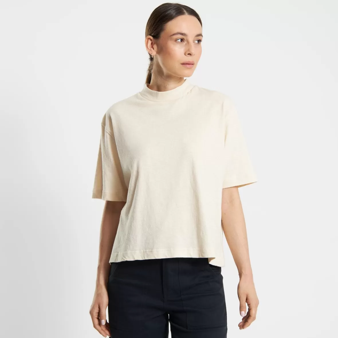 Base T-Shirts | Basics | DEDICATED T-shirt Floda Vanilla White