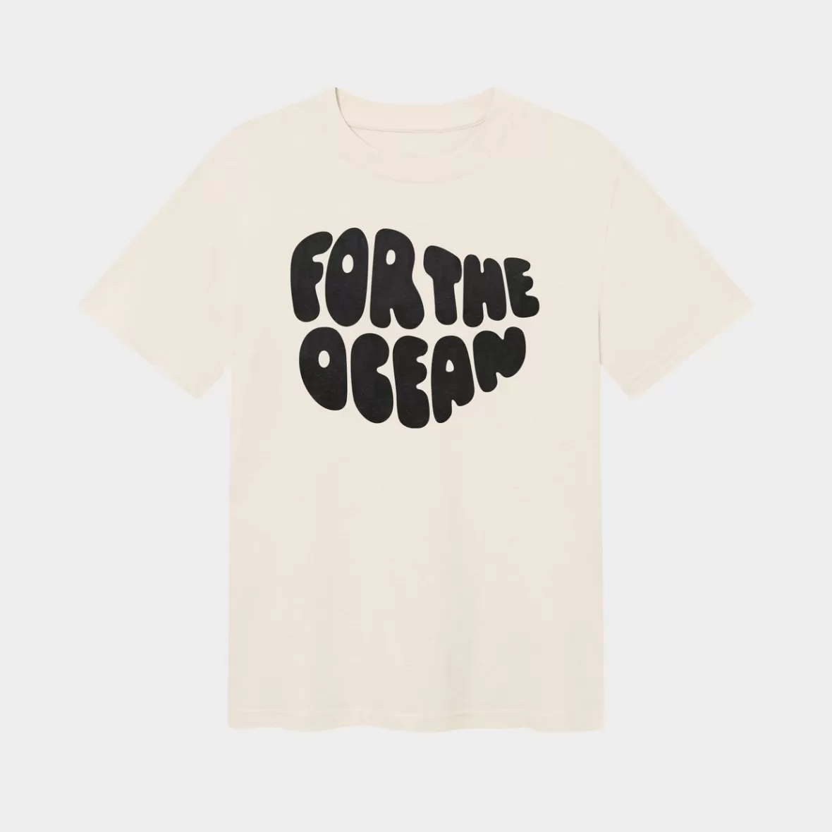 T-Shirts | DEDICATED T-shirt Gustavsberg Hemp For The Ocean Vanilla White