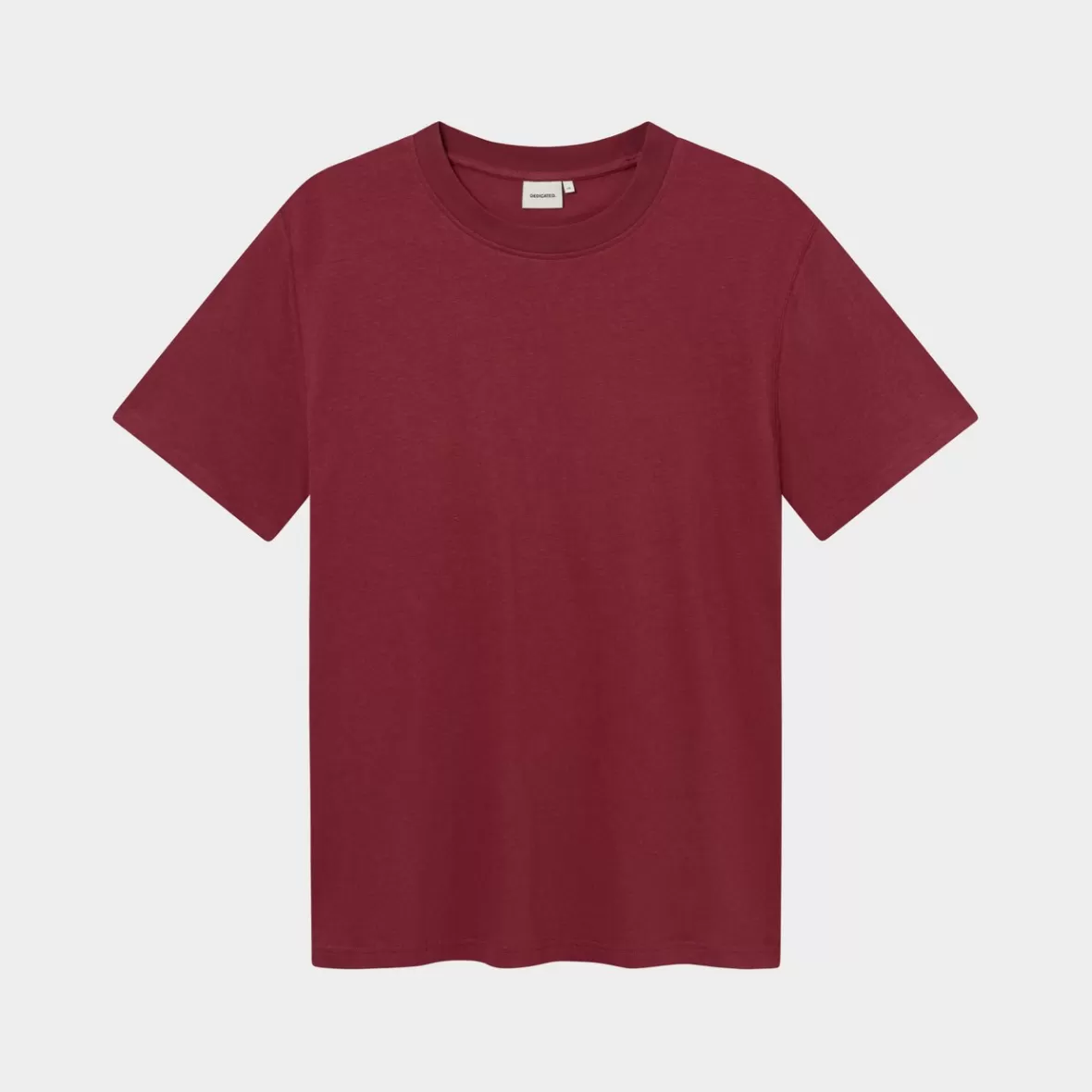 Base T-Shirts | Basics | DEDICATED T-shirt Gustavsberg Hemp Tibetan Red