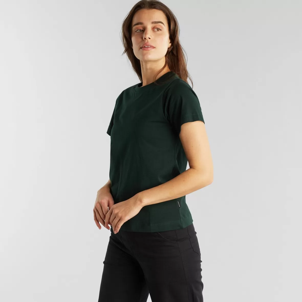 Base T-Shirts | Basics | DEDICATED T-shirt Mysen Base Dark Green