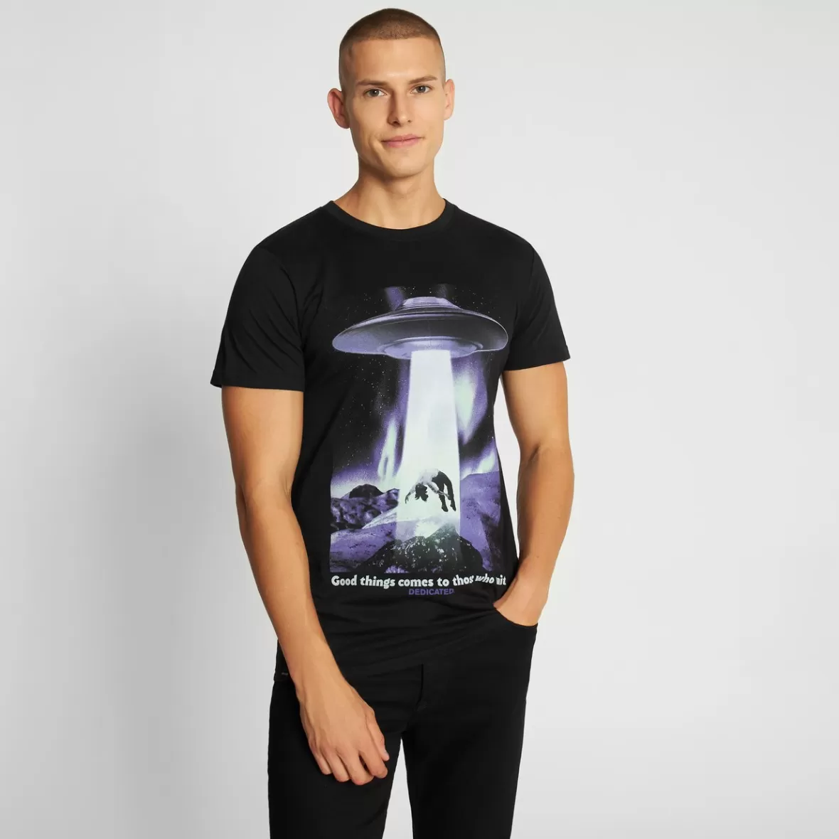 T-Shirts | DEDICATED T-shirt Stockholm Abducted Black