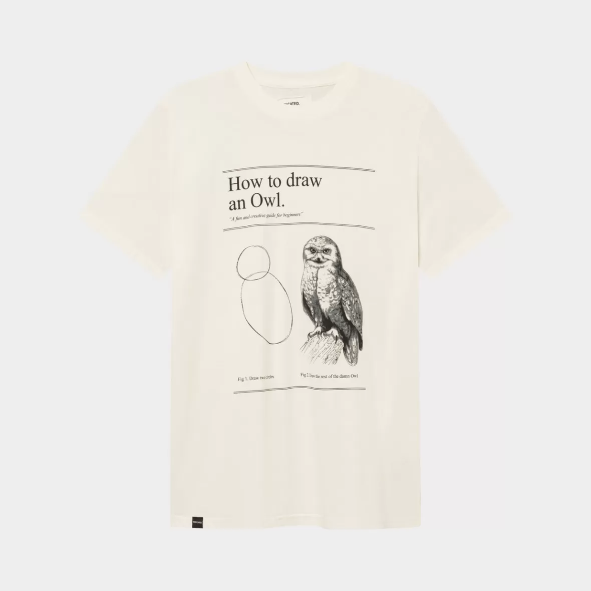 T-Shirts | DEDICATED T-shirt Stockholm How To Draw An Owl