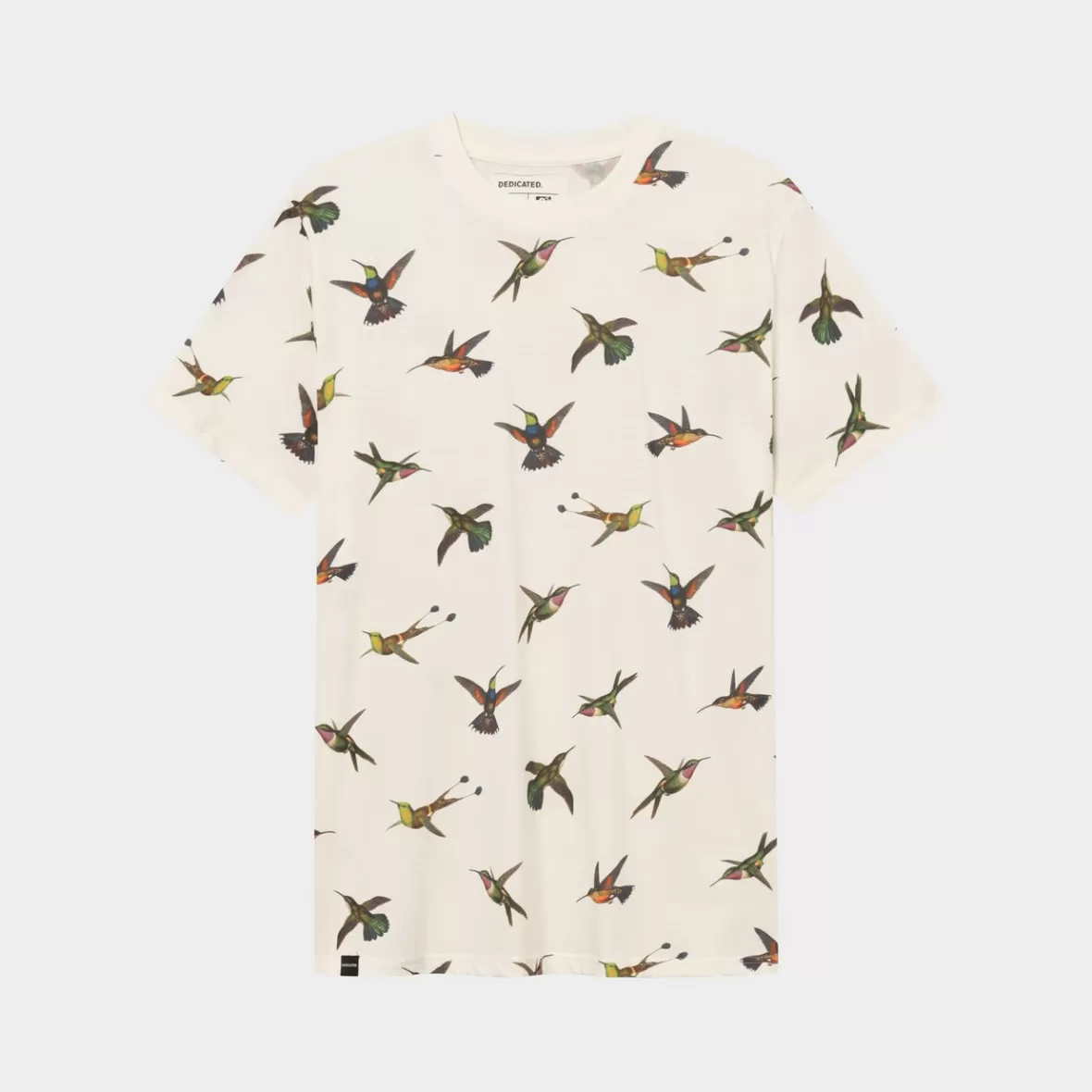 T-Shirts | DEDICATED T-shirt Stockholm Hummingbirds Off-White