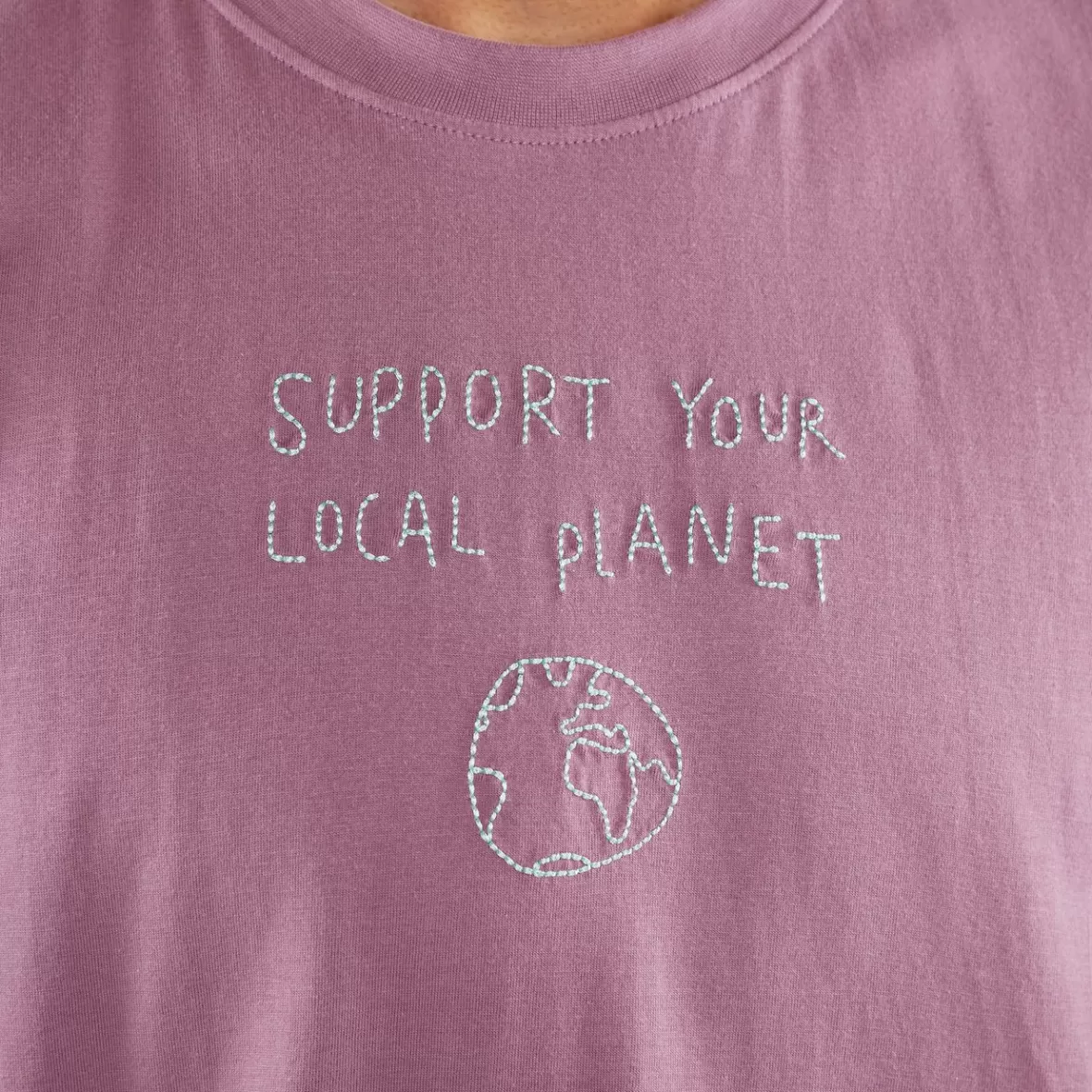 T-Shirts | DEDICATED T-shirt Stockholm Local Planet Dusty Purple