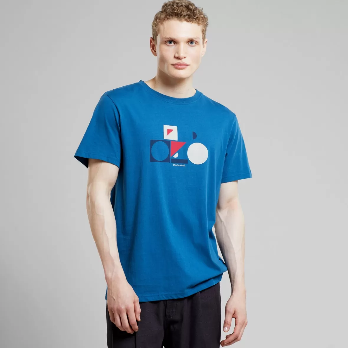 T-Shirts | DEDICATED T-shirt Stockholm Primary Bike Midnight Blue