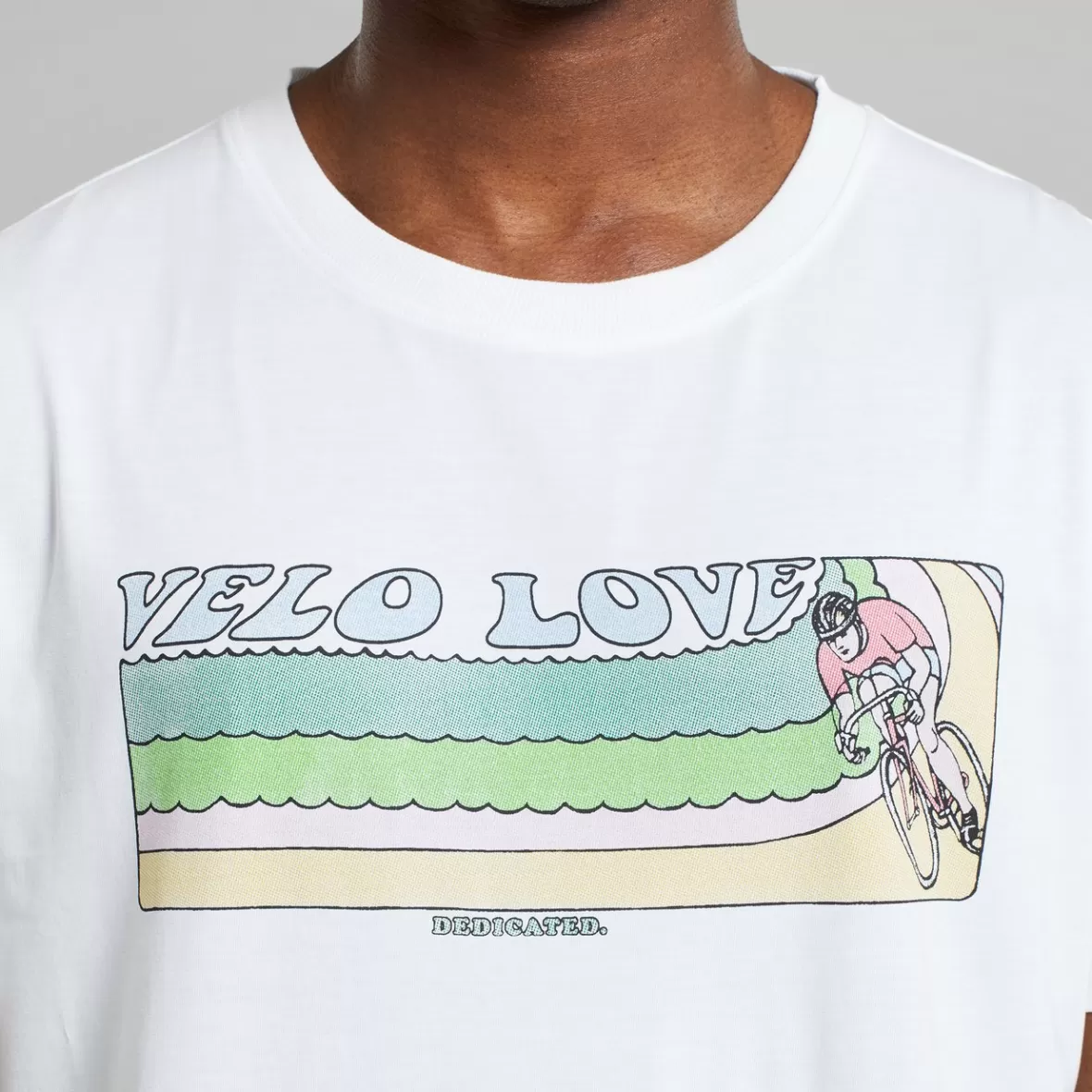 T-Shirts | DEDICATED T-shirt Stockholm Retro Velo Love Off-White