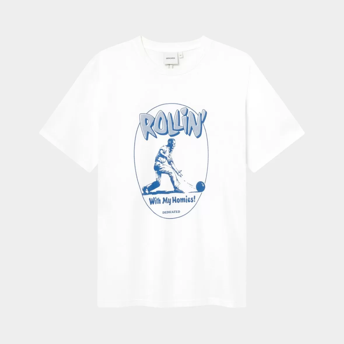 T-Shirts | DEDICATED T-shirt Stockholm Rollin White