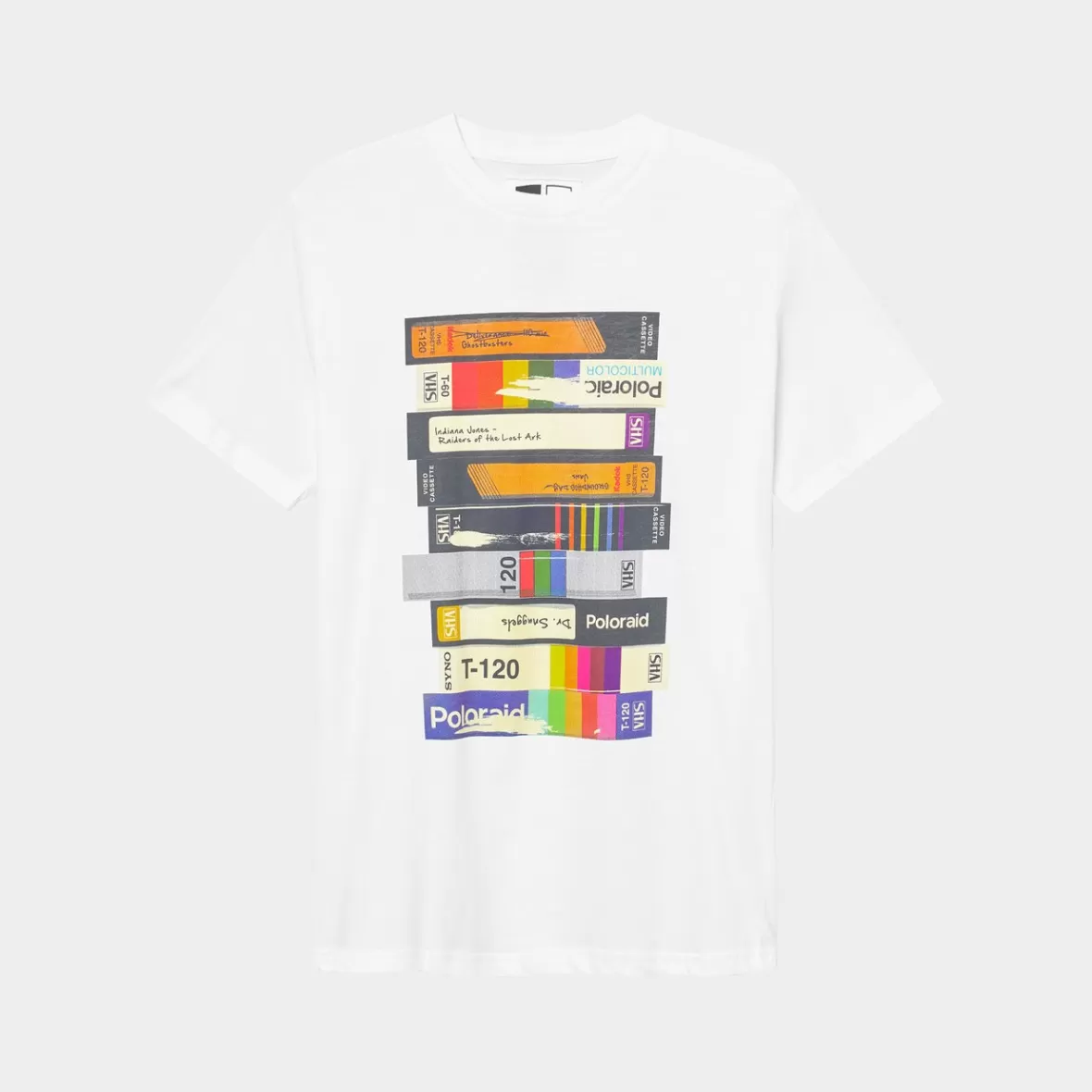 T-Shirts | DEDICATED T-shirt Stockholm Video Retro White