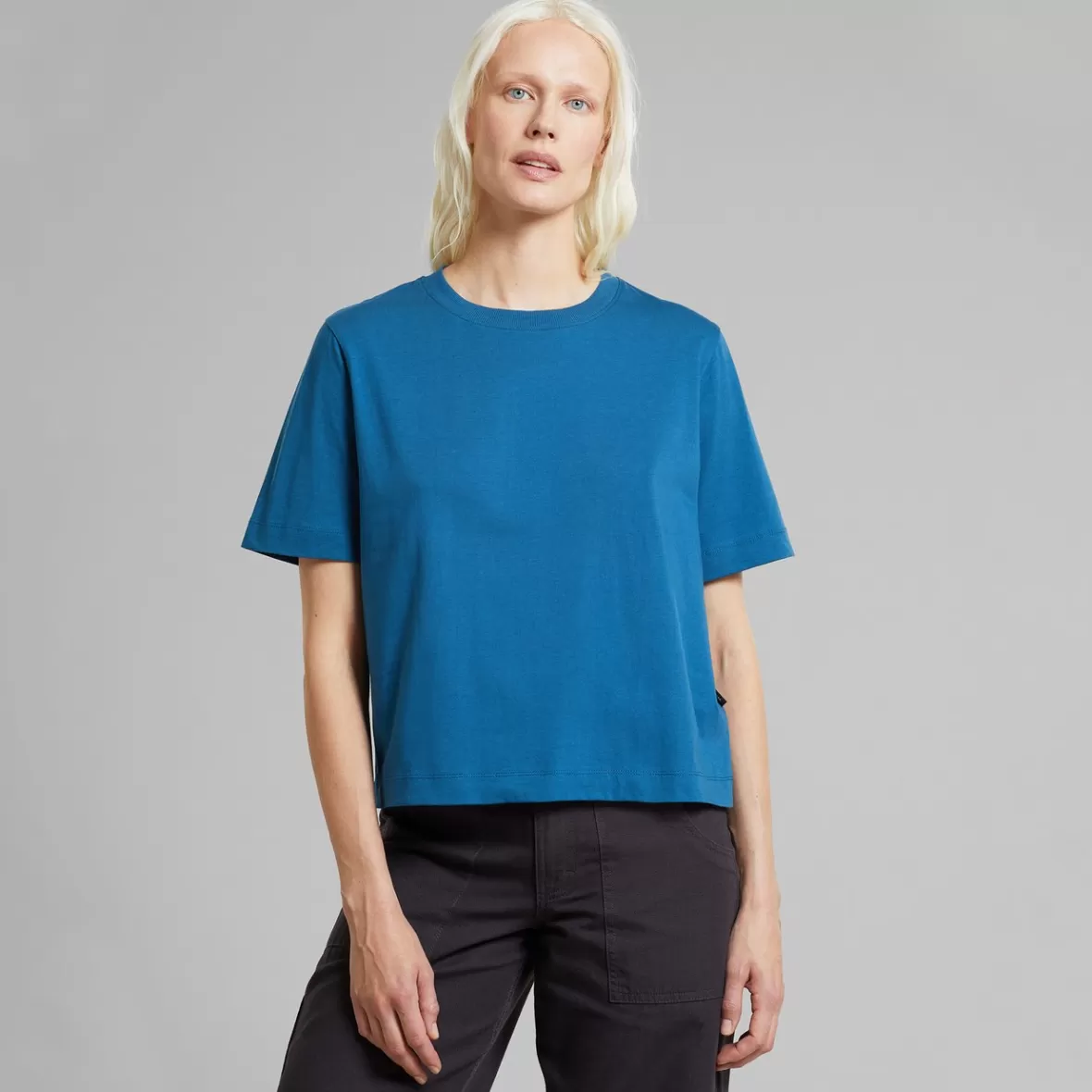 Base T-Shirts | Basics | DEDICATED T-shirt Vadstena Base Midnight Blue