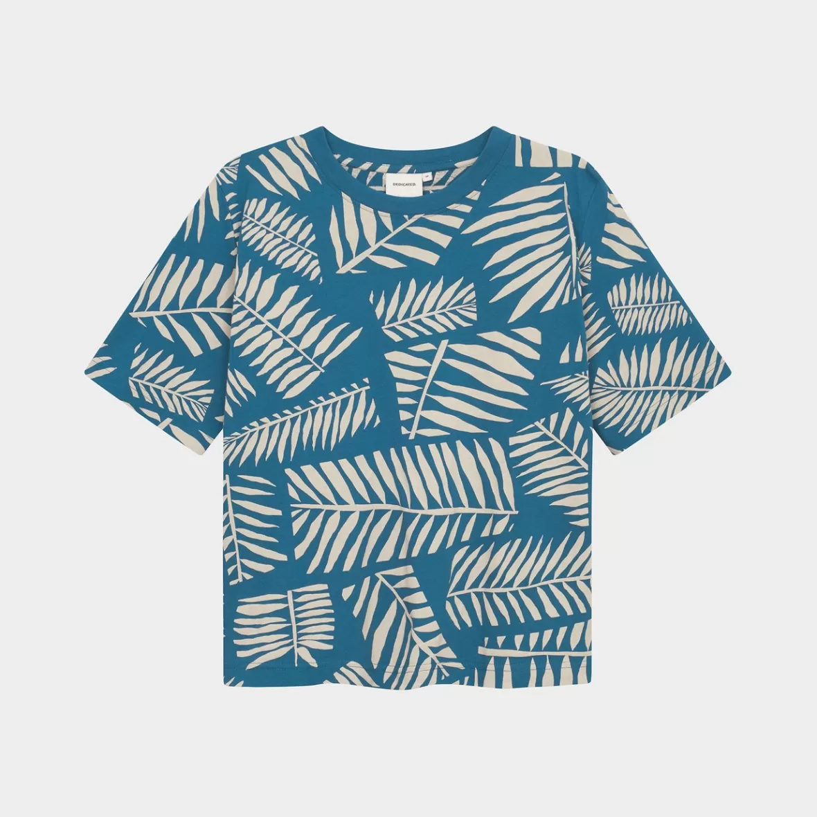 T-Shirts | DEDICATED T-shirt Vadstena Cut Leaf Midnight Blue