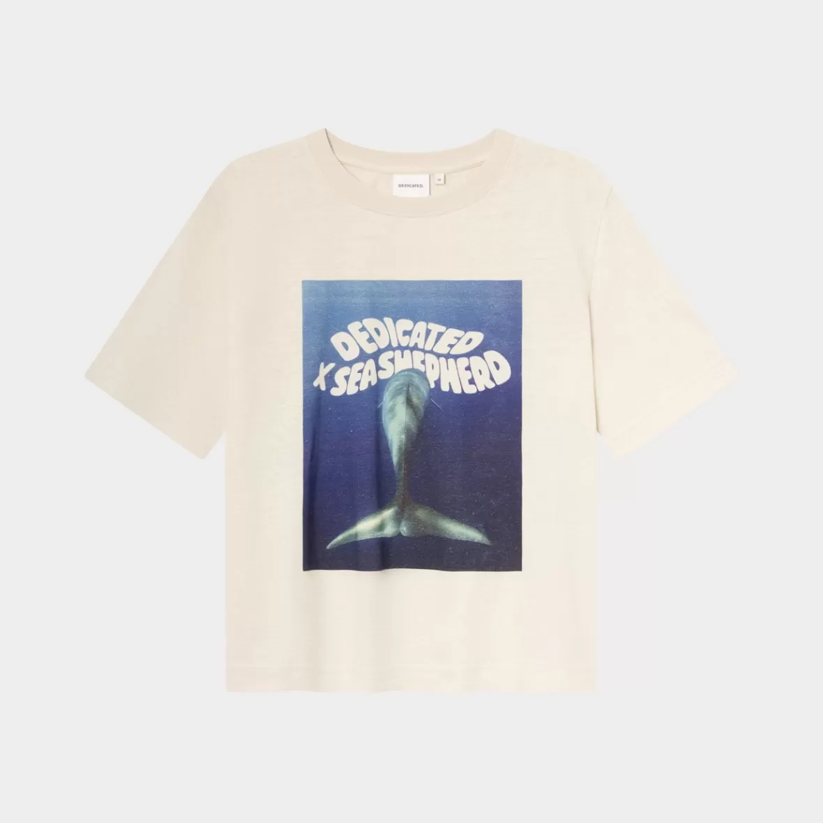 T-Shirts | DEDICATED T-shirt Vadstena Hemp Dolphin Tail Vanilla White