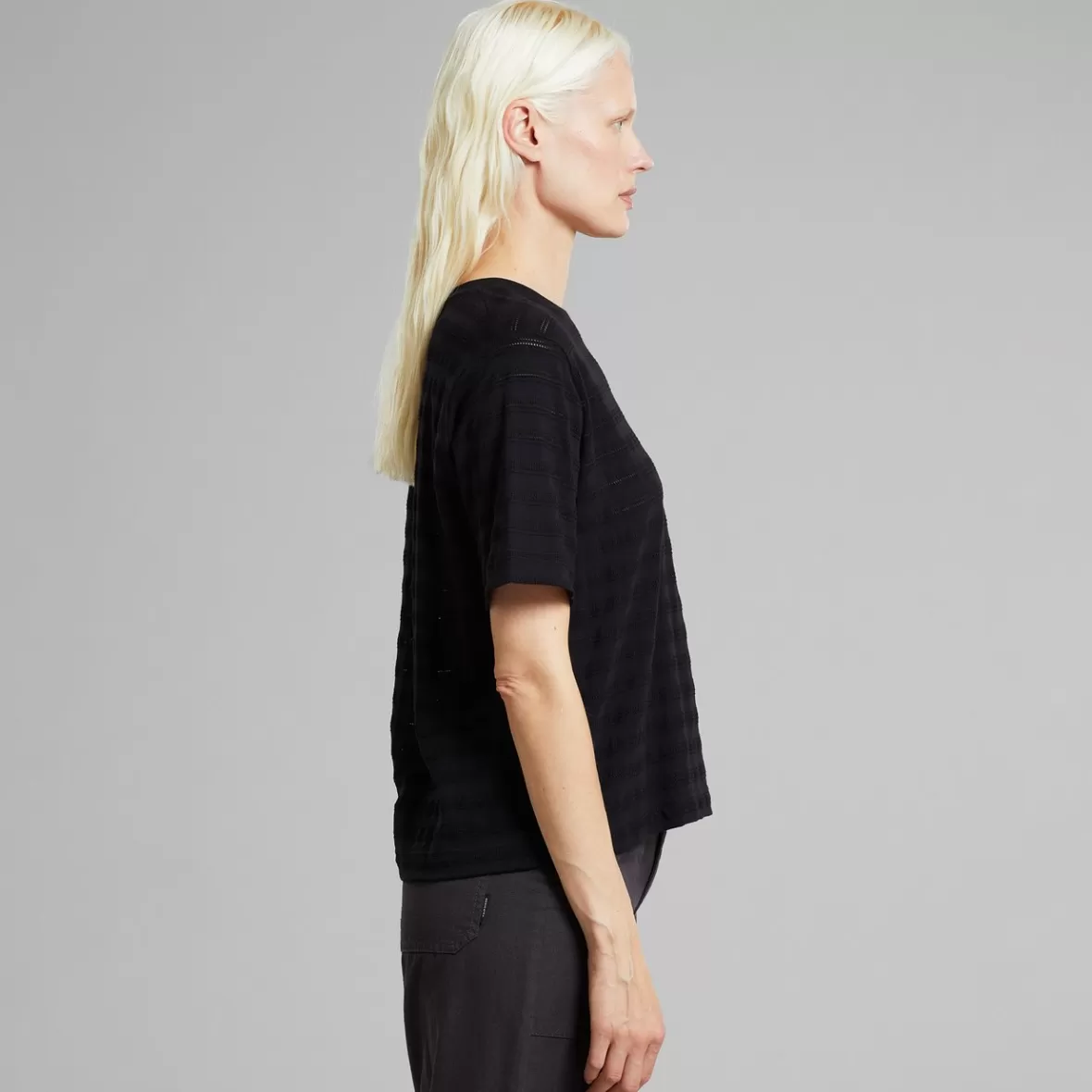 T-Shirts | DEDICATED T-shirt Vadstena Lace Black