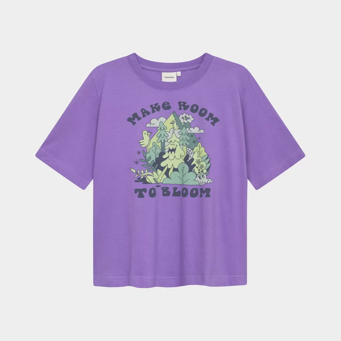 T-Shirts | DEDICATED T-shirt Vadstena Make Room Paisley Purple