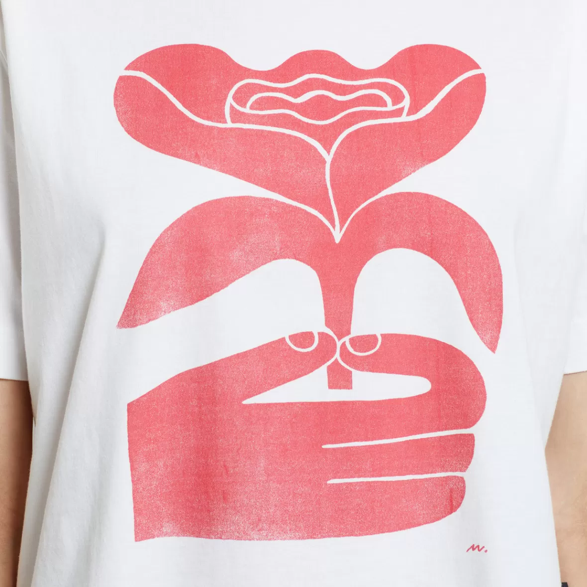 T-Shirts | DEDICATED T-shirt Vadstena My Petal White