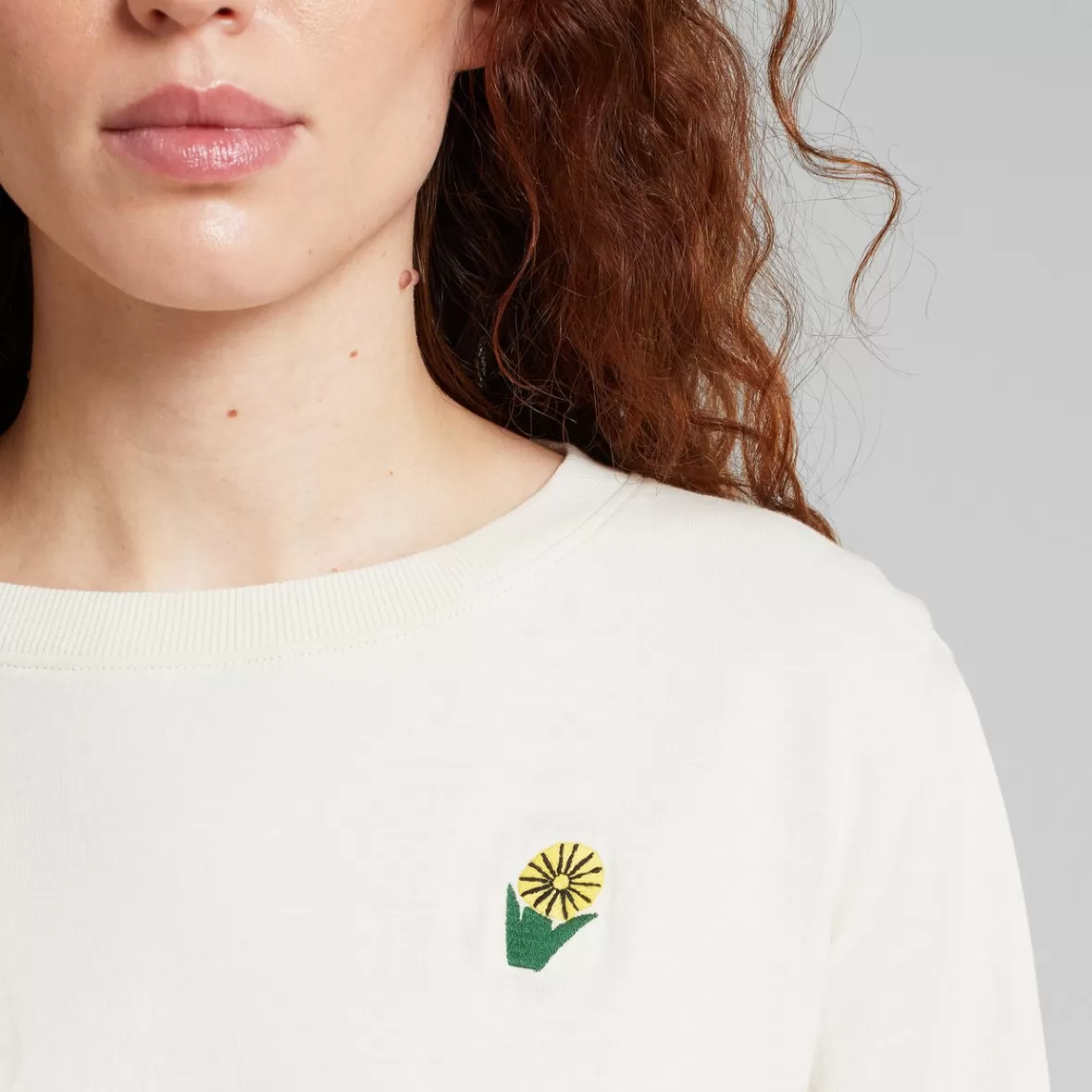 T-Shirts | DEDICATED T-shirt Vadstena One Dandelion Oat White