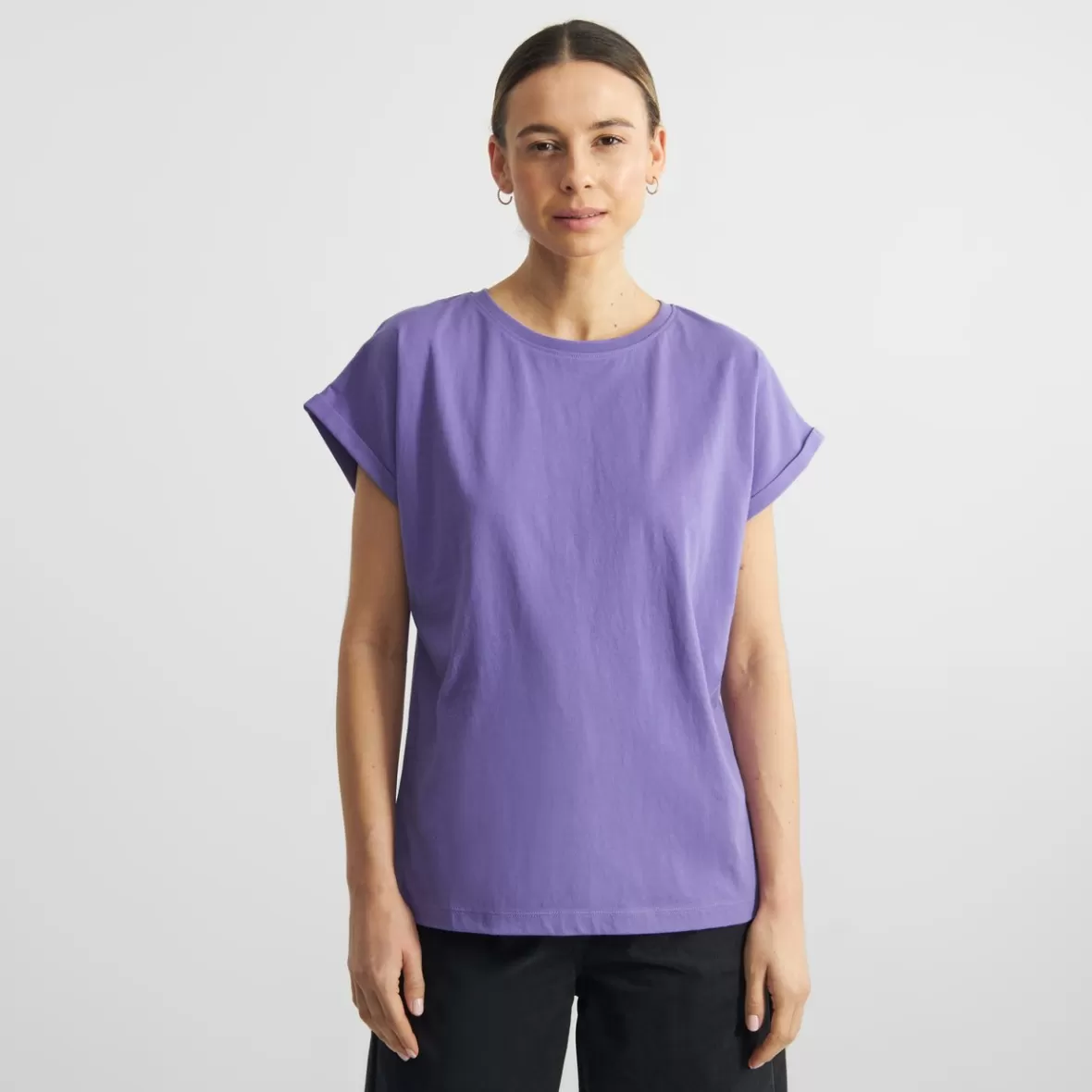 Base T-Shirts | Basics | DEDICATED T-shirt Visby Base Paisley Purple