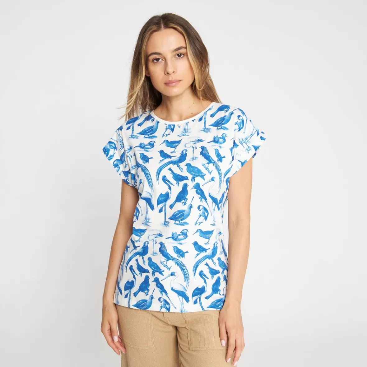 T-Shirts | DEDICATED T-shirt Visby Blue Birds