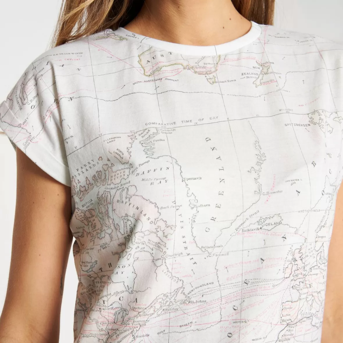 T-Shirts | DEDICATED T-shirt Visby Map