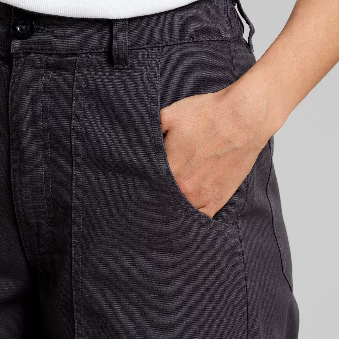 Pants | DEDICATED Workwear Pants Vara Canvas Phantom Black