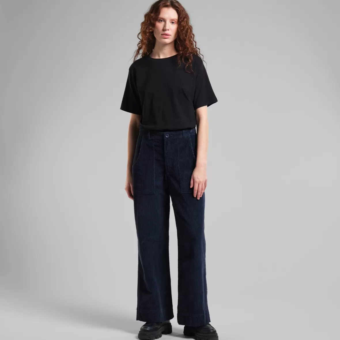 Pants | DEDICATED Workwear Pants Vara Corduroy Navy